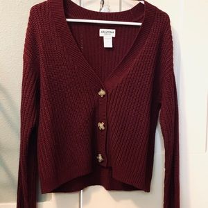 Medium Maroon Cardigan